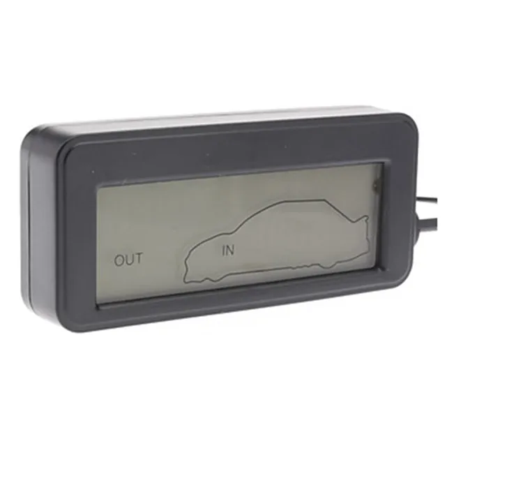 Therye.com-Thermomètre de voiture avec écran LCD numérique, mini compteur  de température, capteur de câble, intérieur et extérieur, moniteur de  voiture, 12V, 1.5m - AliExpress