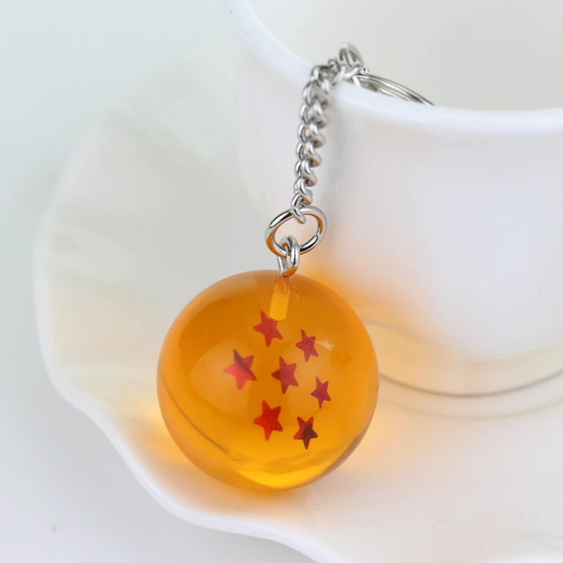 Japanese Cartoons Dragon Ball Z 7 Stars Balls Keychain Figures Toys Key Chain Pendant Car Gifts Accessories - Image 5
