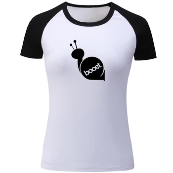 

iDzn Harajuku Kawaii Boost Snail Print Women's Raglan T Shirt Cartoon Short Sleeve Tshirt Sample Style Female Tops Vacation Tees