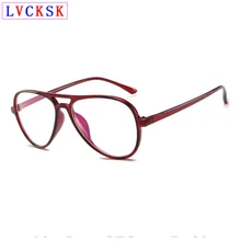 Пилот прозрачные очки для Для женщин Для мужчин прозрачные стеклянные очки для близорукости дальнозоркость, оптические линзы предписанные оправы очков A3