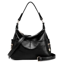 2016 Casual Femmes Sacs à Bandoulière Véritable Sac En Cuir Femmes Messenger Sacs 100% Vache En Cuir Véritable Sacs À Main En Cuir Livraison Gratuite