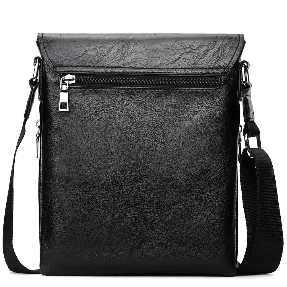 Leather Men Messenger Bags Promotional Crossbody Shoulder Bag Casual Man Bag