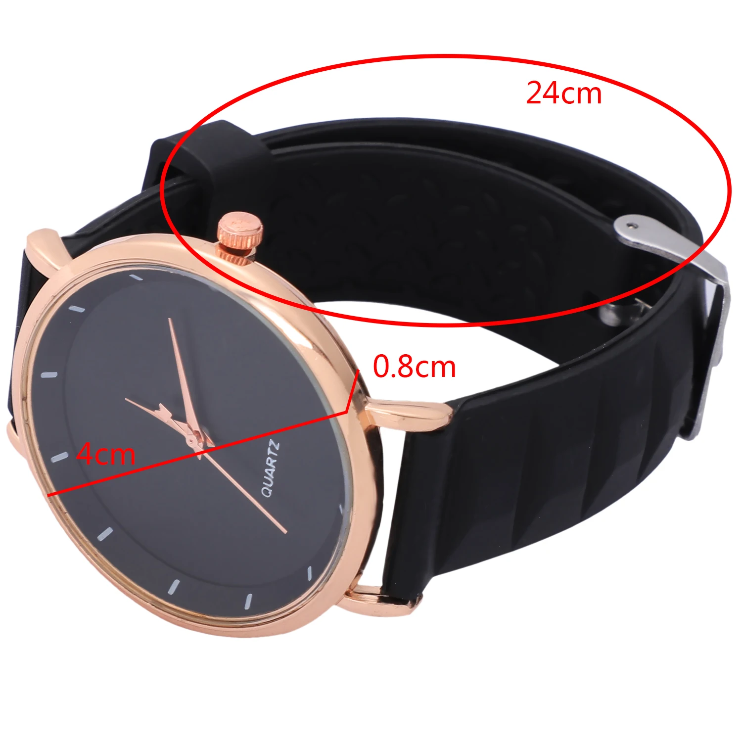 

VANSVAR Fashion Jelly Silicone Women Watches Luxury Brand Casual Ladies Quartz Clock Wristwatches Clock watch woman,black