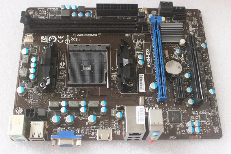 

Used original for MSI FM2-A55M-P33 DDR3 Socket FM2 motherboard Solid-state integrated free shipping