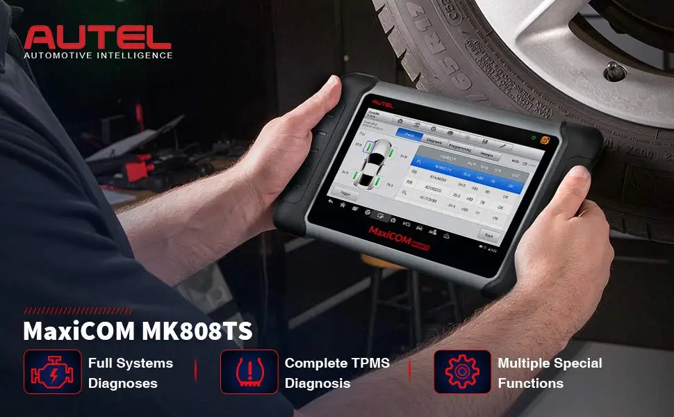 AUTEL MaxiCOM MK808TS MX808TS TPMS диагностический инструмент считыватель кодов TPMS программист OBD2 сканер MaxiCOM MK808 MX808+ MaxiTPMS TS601