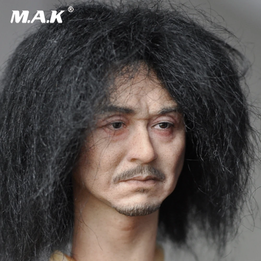 1/6 Scale Male PVC Head Sculpt KM18 39 Male Paste Head Carved Figure