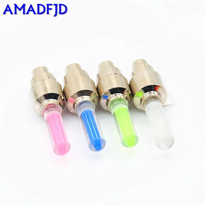 LED Bulb Colorful Motorcycle Mountain Bike Wheel Air Nozzle Tire Bubble