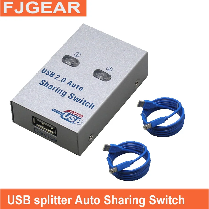 Buy usb printer automatic switcher HUB splitter 2