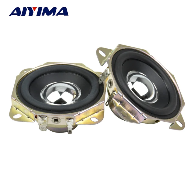 AIYIMA 2 pièces 2.75 pouces haut parleur 4Ohm 15W Angle élevé néodyme magnétique gamme complète haut parleur bricolage 
