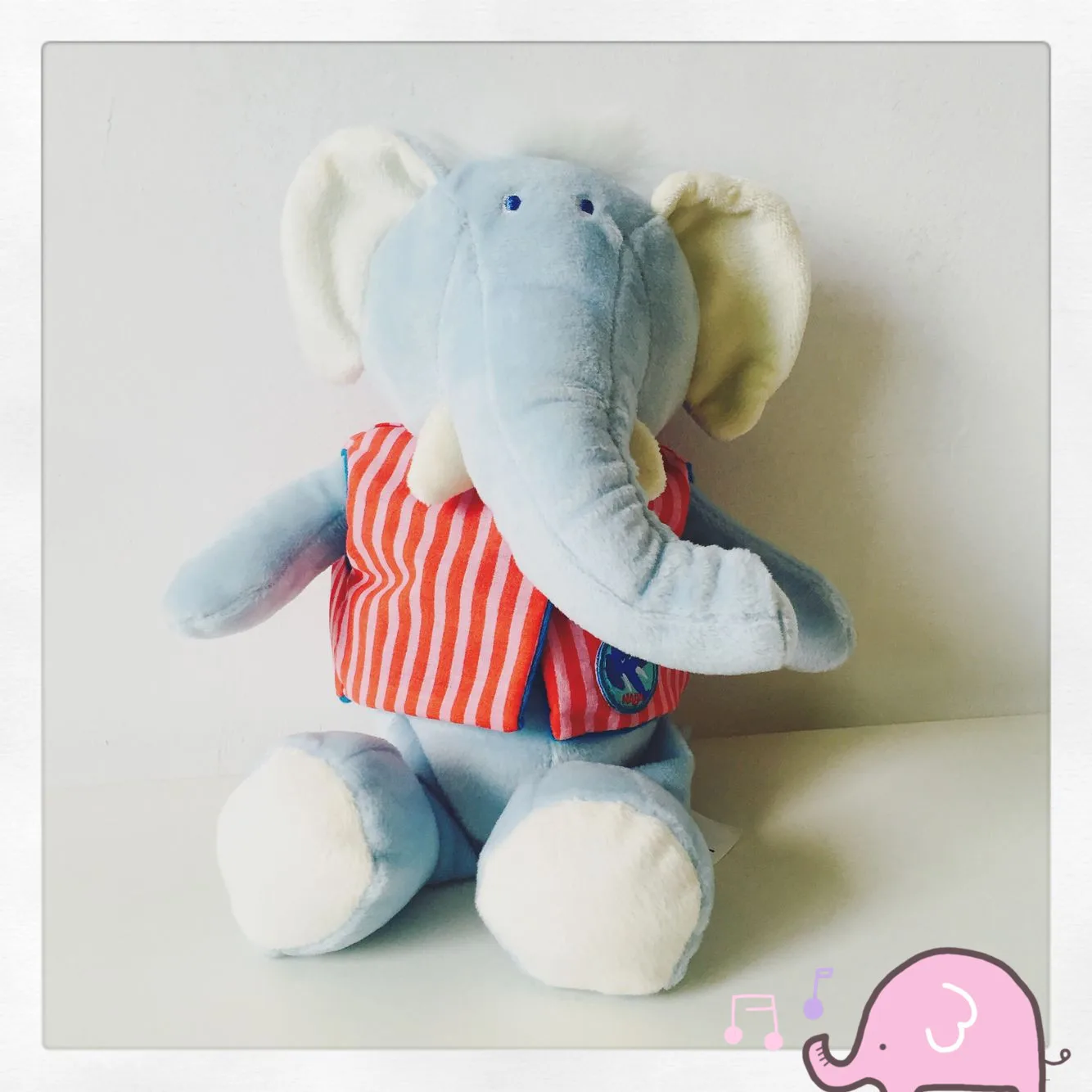 27cm Baby Playmate Plush Elephant Toys Animal Doll Kids Birthday Gift