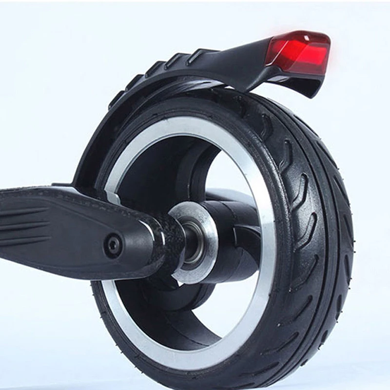 Черный заднее колесо кронштейн крыло рамка Крышка-комплект для электрического скутера G