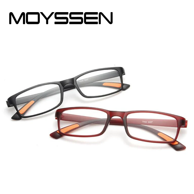 

MOYSSEN TR90 Reading Glasses Super Light Bendable Flexible Presbyopia Eyewear with Tips for Unisex Elders Women Men