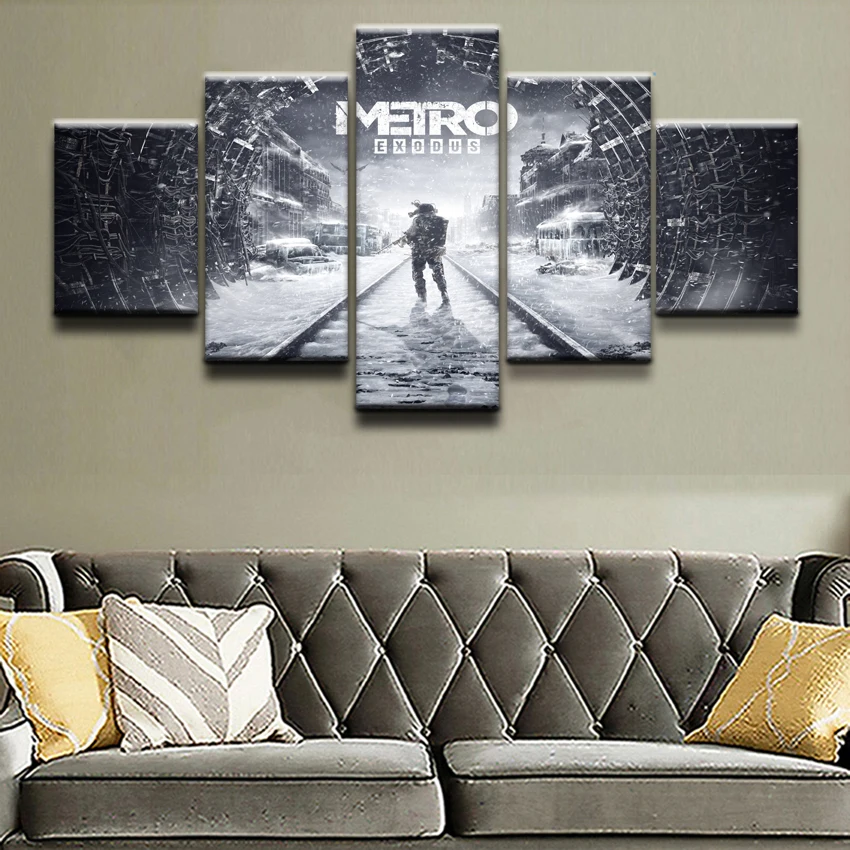 Wall-Art-Game-Poster-5-Pieces-Metro-Exodus-Poster-Printed-Canvas-Painting-Pictures-Modern-Painting-On (1)