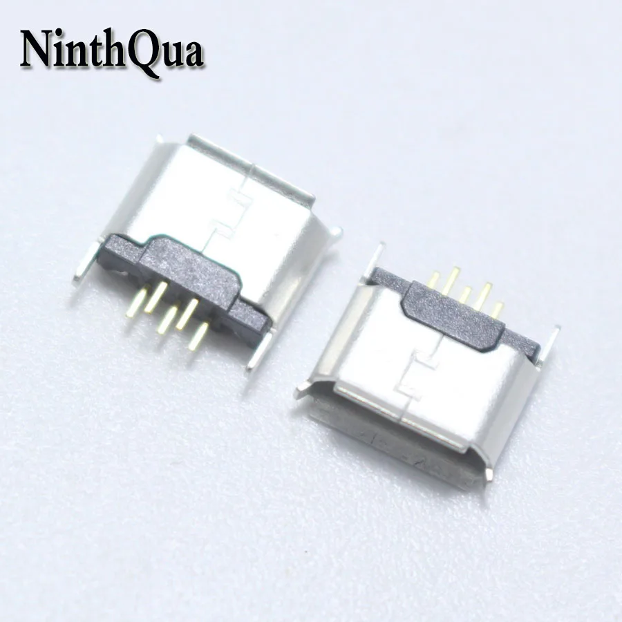 5 шт. микро USB 5PIN гнездовой разъем 3 + 2 прямые шпильки для завивки мобильного