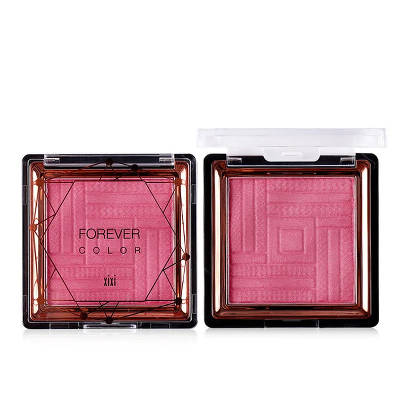 

1pc 4 colors Peach Bronze Blush Face Rouge Powder For Faces Cheek Makeup Blusher Palette Professional Bronzer