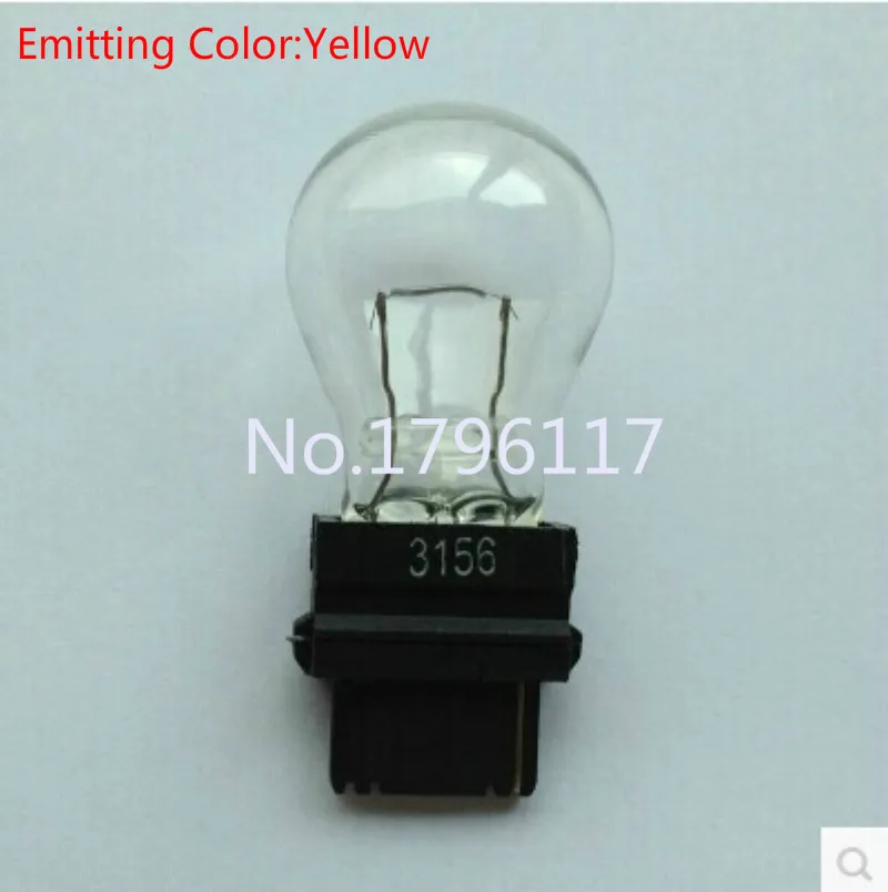 10Pcs P21W 3156 T25 12V 21W Car Halogen Bulb Automobile Glass Stop ...