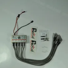 Rcexl 5 Цилиндровый радиальный двигатель зажигания для NGK ME8 1/4-32 120 градусов с универсальным кронштейном датчика Холла