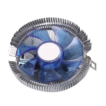 

Fashion LED Mute PC Desktop Computer CPU Cooling Fan Radiator for AMD 1155 775