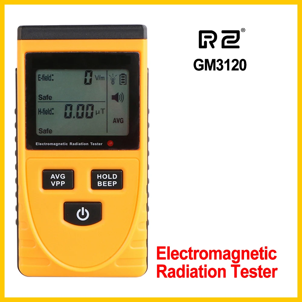 RZ LCD детектор электромагнитного излучения тестер дозиметр счетчик измерение для