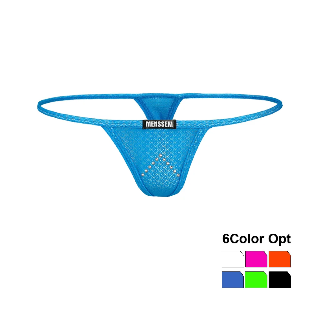 

Mens Underwear Boxer Briefs Jockstrap Thongs G Strings Erotic Transparent Jocks Tanga Underpants Shorts Sexy T-back ljiu Beads