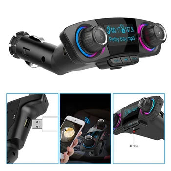 

Bluetooth FM Transmitter Modulator Handsfree Car Kit TF USB Music AUX Audio MP3 Player Car Electronic Accessories