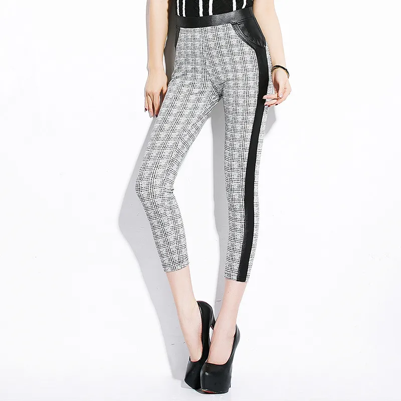 plus size leather trousers