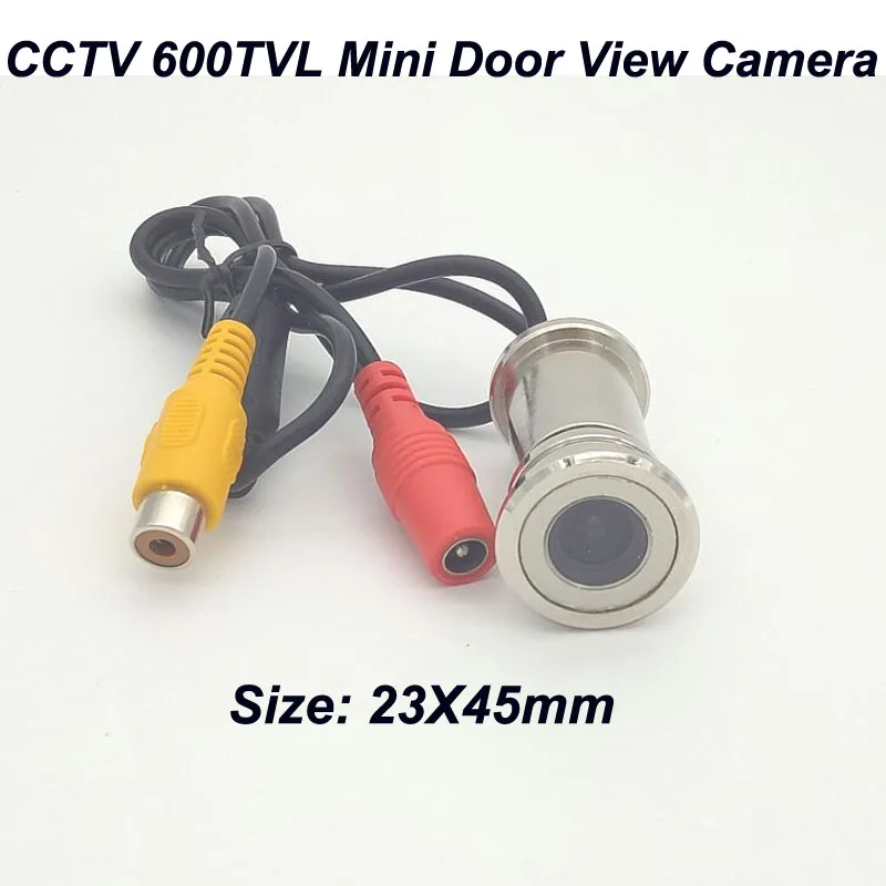 CNDST CCTV Mini Color Door View Camera 600TVL 3.6mm Lens