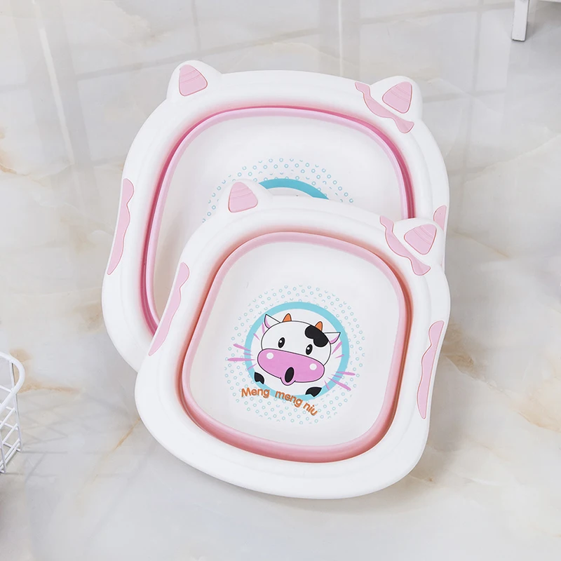 

Folding Plastic Portable Basins Travel Camping Foldable Clothes Wash Tub Sink Water Hand Bathroom Product Household Merchandise