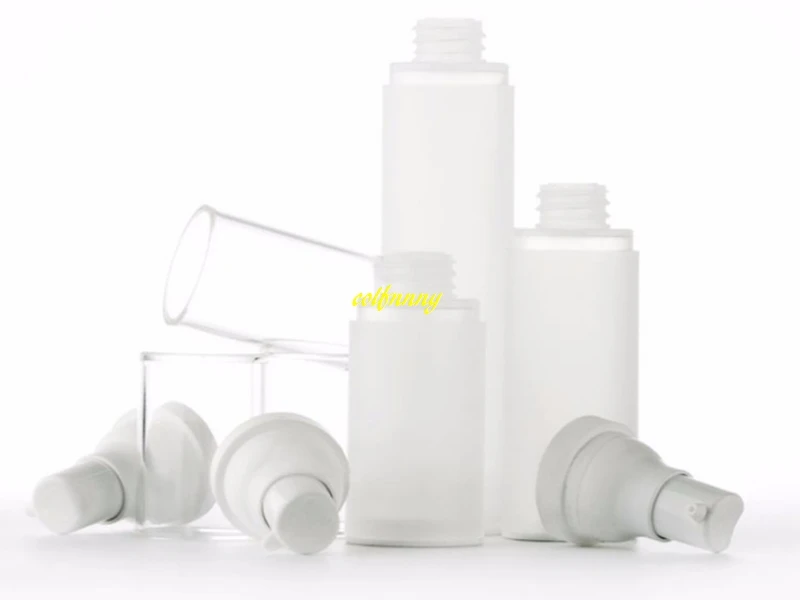 

20pcs/lot Empty Plastic matte Airless Pump Bottle 15ml 30ml 50ml Vacuum Lotion Refillable Bottles Small Cosmetic Containers