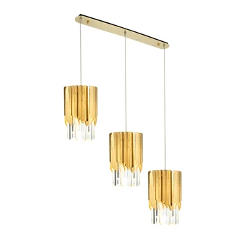 

high quality modern crystal lights chandelier AC110V 220v lustre gold chandelier living room lamp