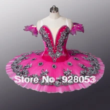 Балетная пачка на взрослого, классическая балетная пачка для девочек, платье-пачка, балерина, юбка для выступлений, розовая красная танцевальная пачка, AT0064