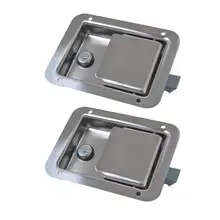 Clé De verrouillage De voiture en acier inoxydable, pour caravane, remorque, camion, boîte à outils, verrouillage De porte, accessoires De voiture