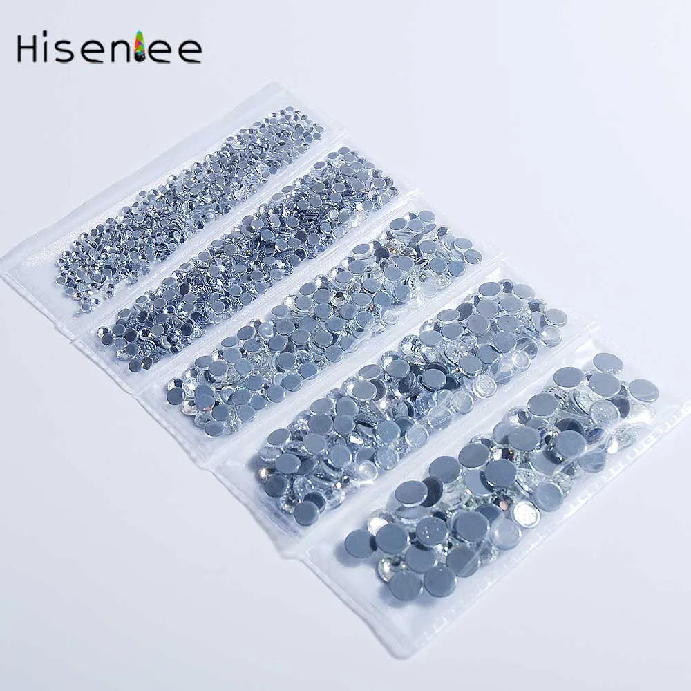 

13 Colors Nail Art Rhinestone Crystal Color 1000pcs Multi-size Accessoires 3D Stone Flatback Hot Fix Rhinestones Nail Decoration