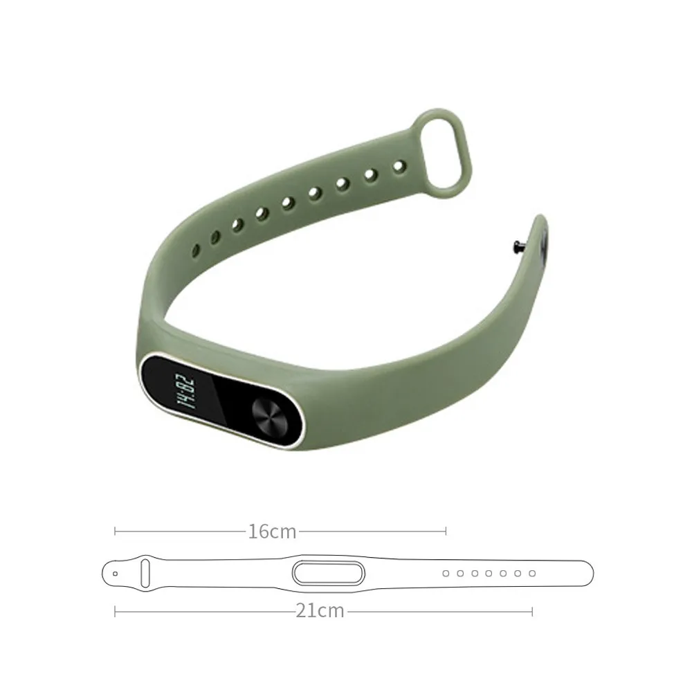 Ремешок Mijobs для Mi Band 2 силиконовый браслет аксессуары смарт браслета mi band2 черный