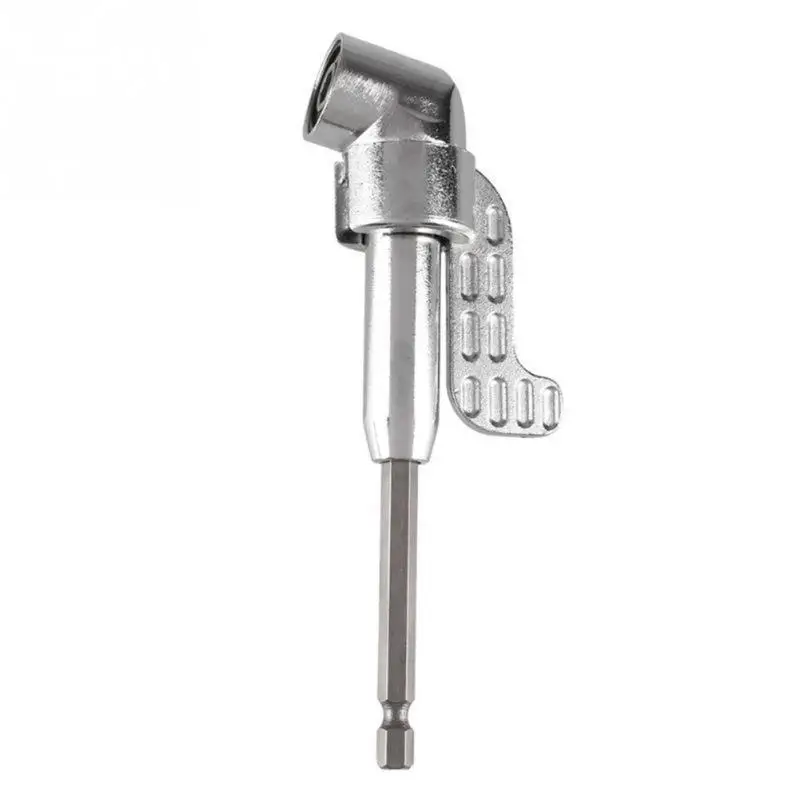 

1/4" Inch Magnetic Angle Driver Bit Adapter Screwdriver 105 Degree Adjustable Thumb Flange Off-Set Power Head Power Drill Driver