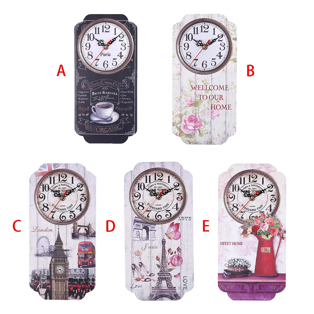 Creativo De Mdf De Madera De La Pared Reloj Decoracion Relojes De