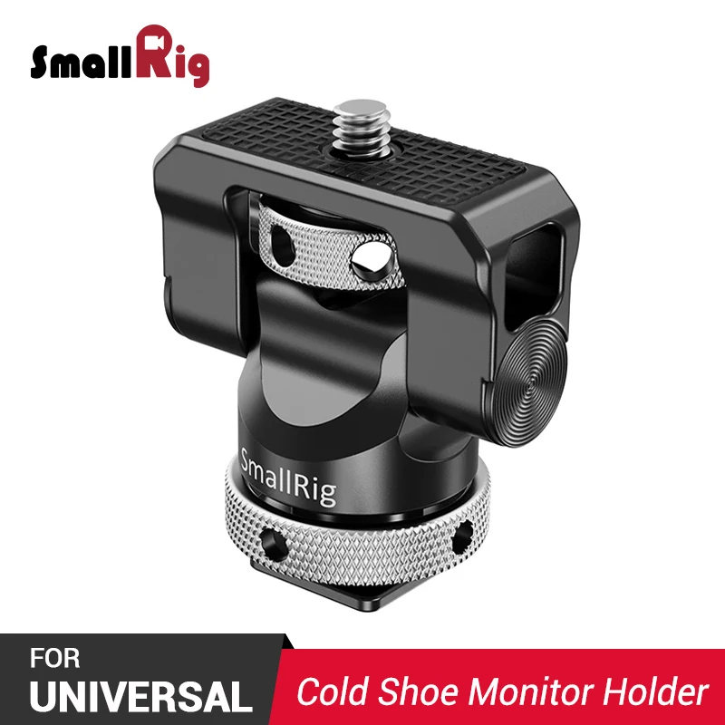 

SmallRig Camera EVF Mount Swivel 360 Degree & Tilt 140 Degree Monitor Mount w/ Cold Shoe Flash Adapter Microphone Bracket 2346