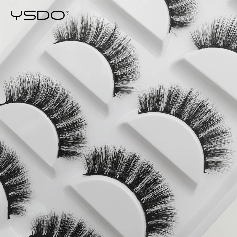 Mink False Eyelashes 3D Dramatic Natural Hair Lashes