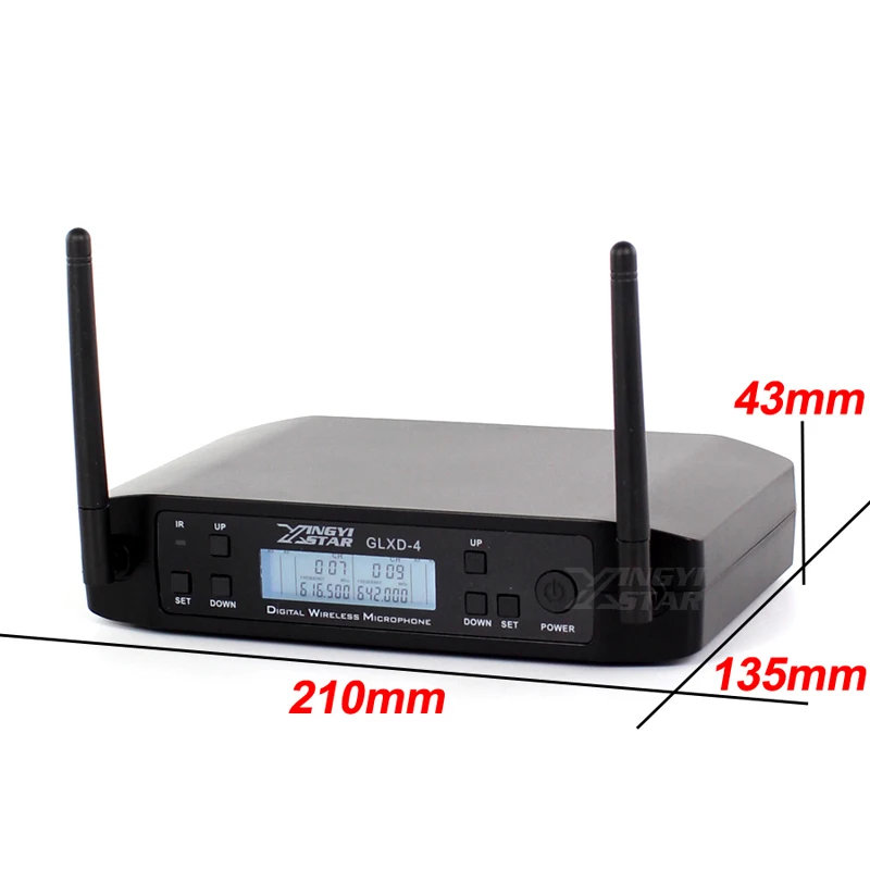 GLXD10 GLXD4 600-650Mhz UHF Wireless Microphone