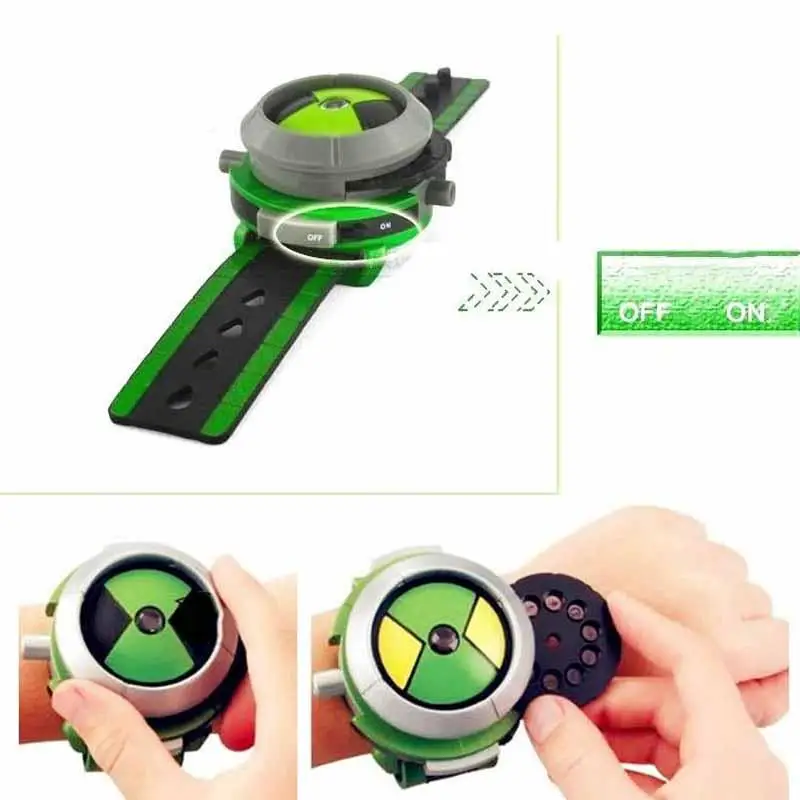 bandai ben10 projector watch cartoon ben10 illuminator electronic store open on christmas