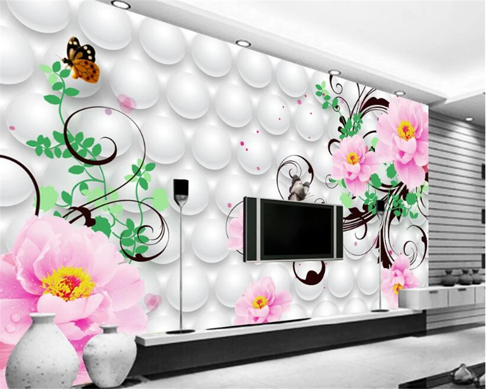 beibehang Fresh fashion seamless cloth wallpaper trend ...