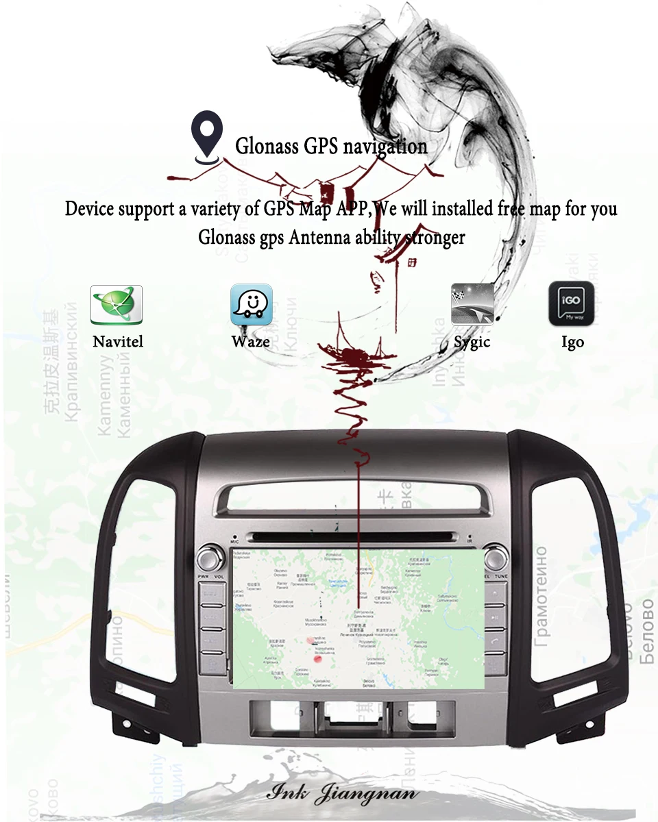 Flash Deal Octa Core Android 9.0 Car DVD for Hyundai Santa Fe 2007 - 2010 -2012 Radio Navi gps player 64GB+4GB 3/4G SIM Tape Recorder PC 8