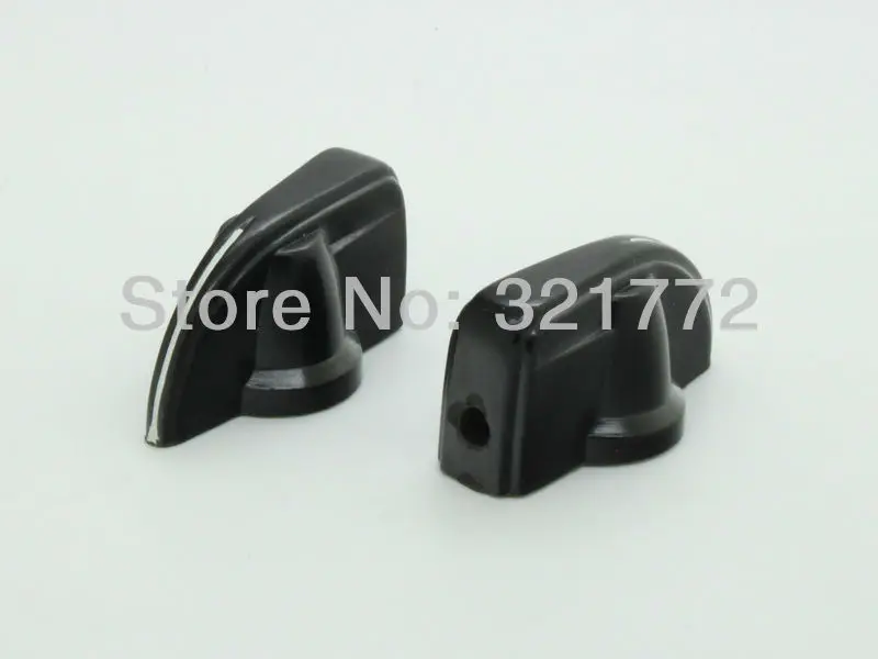 Bakelite Chicken Head Control Knob Set Screw Type 18mmDx18mmH Black for 6mm Shaftin Other