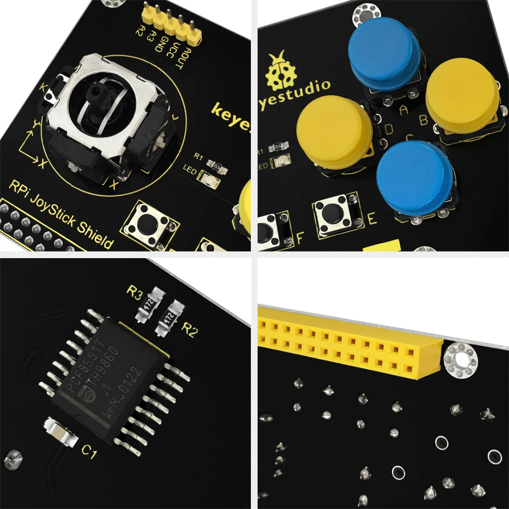 Keyestudio RPI Джойстик Щит консоли для Raspberry Pi DIY Стик для геймпада/CE сертификация