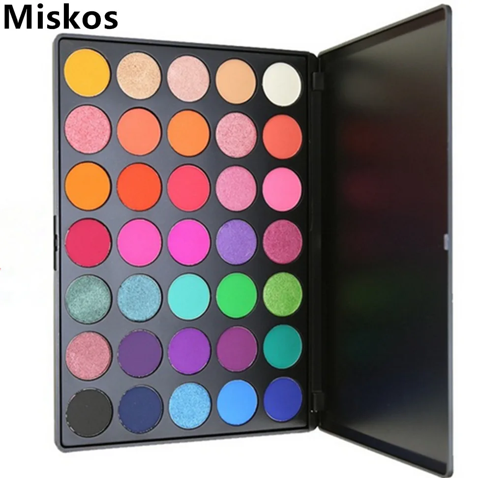 

35 Eyeshadow Palette Matte Shimmer Eye shadow Luminous Makeup Pallete Cosmetics Maquiagem Profissional Completa Palet Sombra