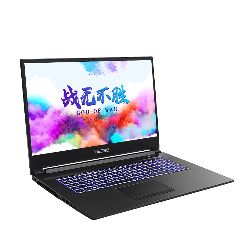 Ноутбук hasee G7M-CT7NA для игр(Intel i7-9750H+ GTX1650 4GGDDR5/8G ram/512G SSD/DOS/17,3 ''IPS 72% NTSC