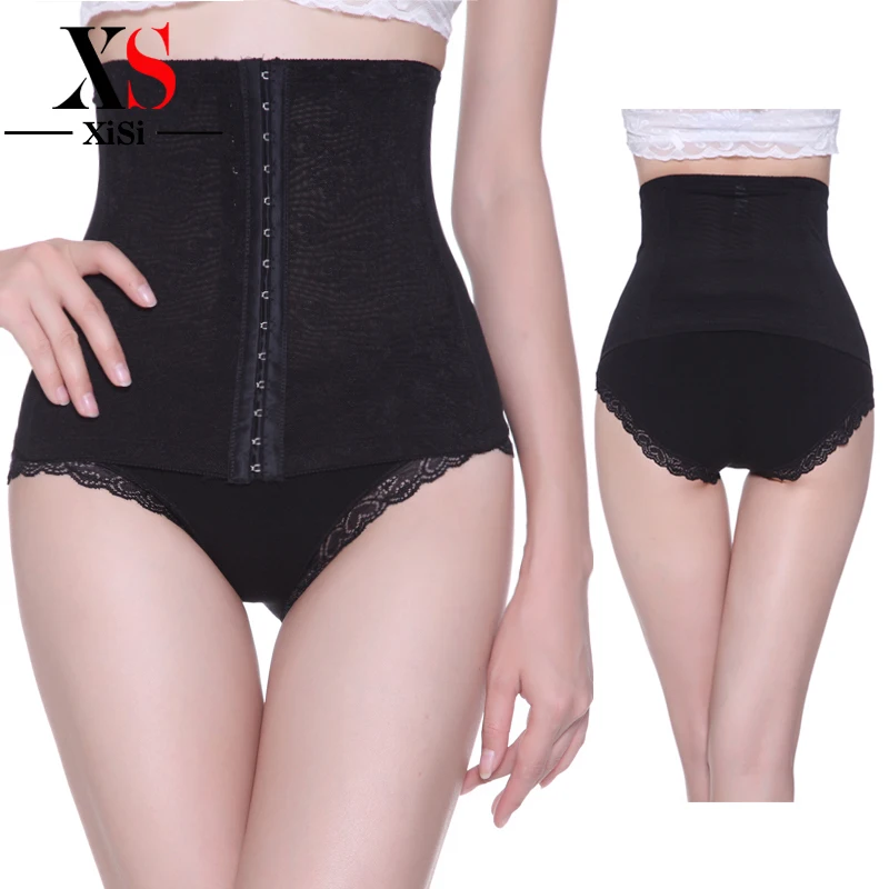 Lady Girdle Control Tummy corset black Waist Trainer Corsets sexy