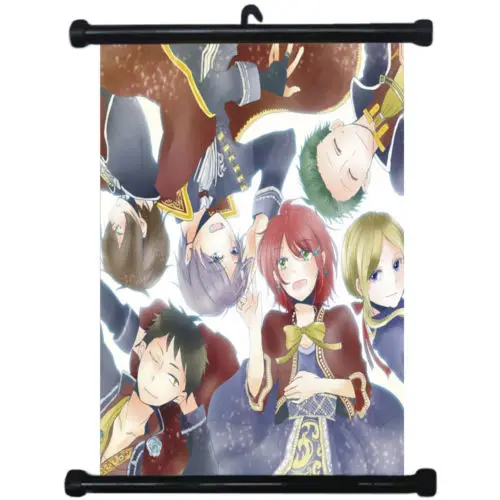 Akagami No Shirayukihime японский аниме домашний декор настенная прокрутка постер | Дом и