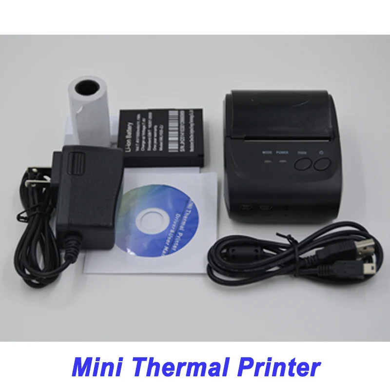 Printer Бесплатный SDK беспроводной Android Bluetooth термопринтер 58 мм Мини Bluetooth термопринтер-Bluetooth Android - Цвет: Printer