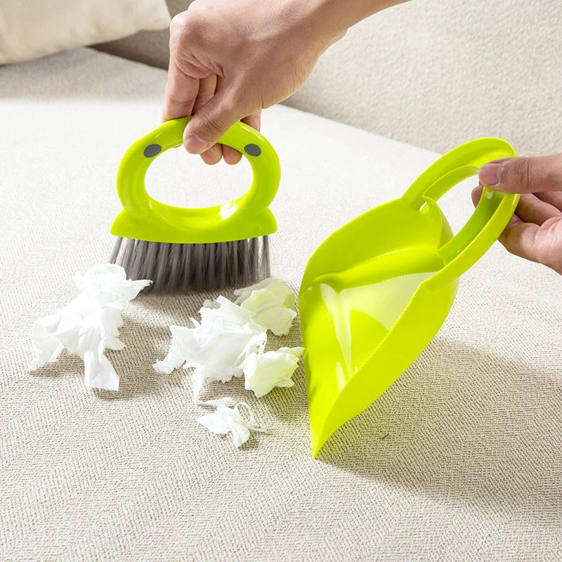 Mini Desktop Sweep Cleaning Hand Brush Dustpan Combination Packages